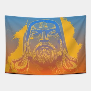 Vaporwave Genghis Khan 4220 Ulaanbaatar Tapestry