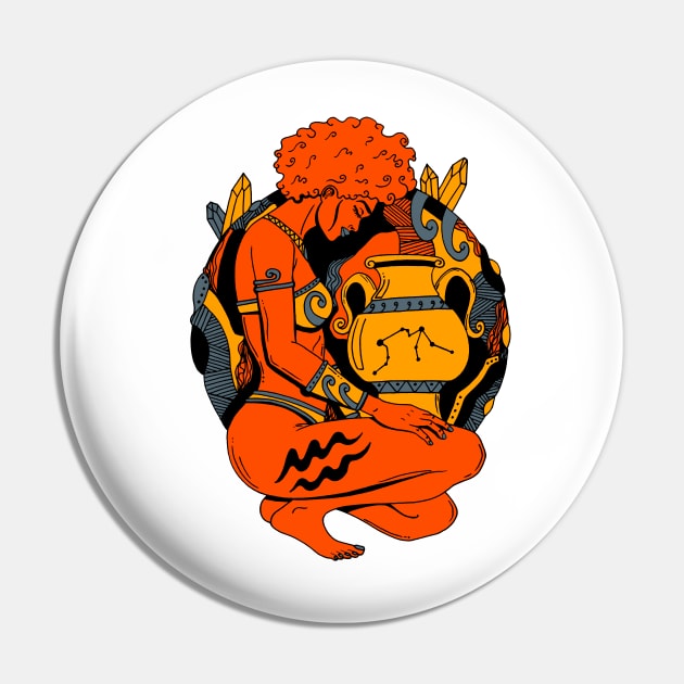 Orangrey Aquarius Beauty Pin by kenallouis