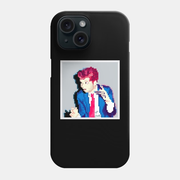 Hesitant alien 8 bit Phone Case by Kopi Aiko Art