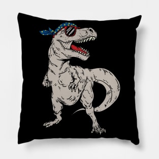 Dinosaur PapaSaurus Dinosaur Shirt Pillow