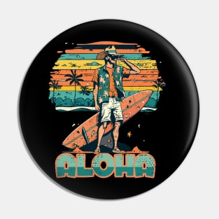 Aloha Surf Hawaii Vintage Pin