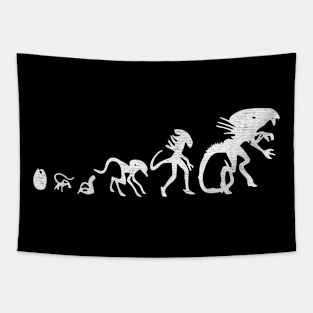 Evolution Alien Anhedral Xenomorphe Tapestry