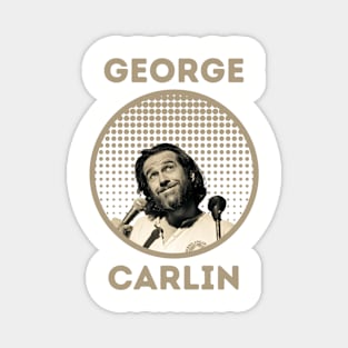 george carlin || smoth cokelat Magnet