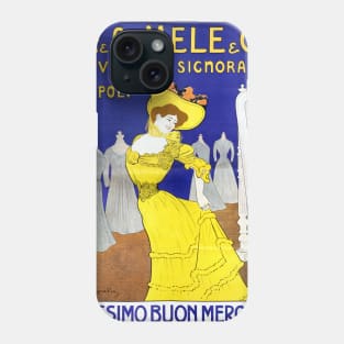 Vintage Advertising Poster E A Mele Italy Phone Case