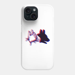 3D Shadow Puppet - PUPPY Phone Case