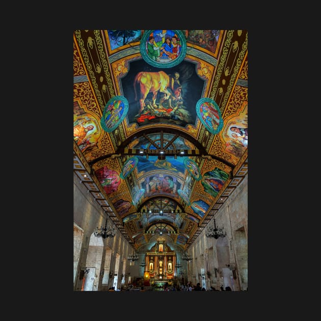 Church Ceiling Painting by likbatonboot
