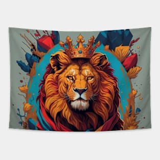 the majestic lion Tapestry