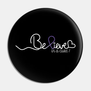 Believe- Epilepsy Gifts Epilepsy Awareness Pin