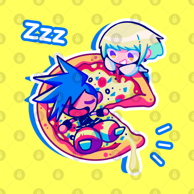 Promare pizza by OkiComa