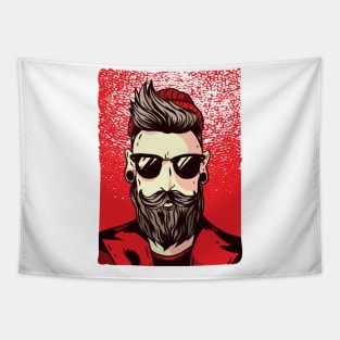 Bearded hipster Tapestry