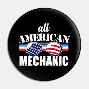 All American Mechanic Pin
