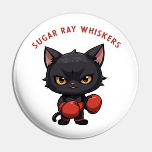 sugar ray boxing cat Pin