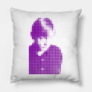 Mark E Smith / Minimalist Graphic Artwork Design Pillow