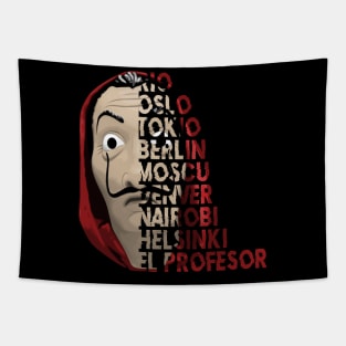 La casa de papel - Nombres De Papel Tapestry