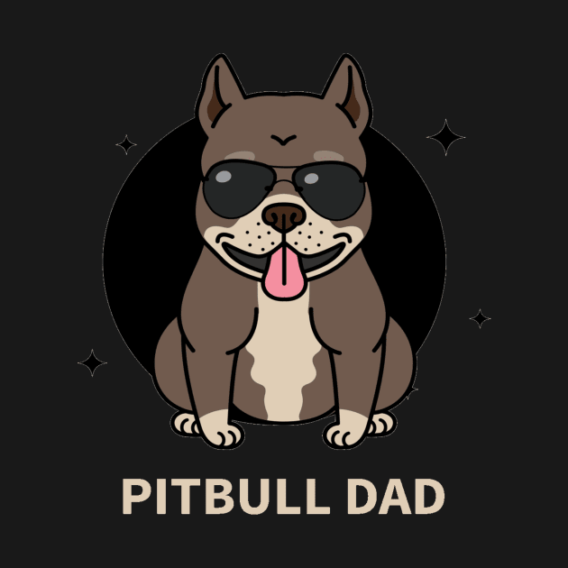 Pitbull Dad by AthleteCentralThreads