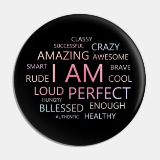 I am affirmations | Self affirmations Pin