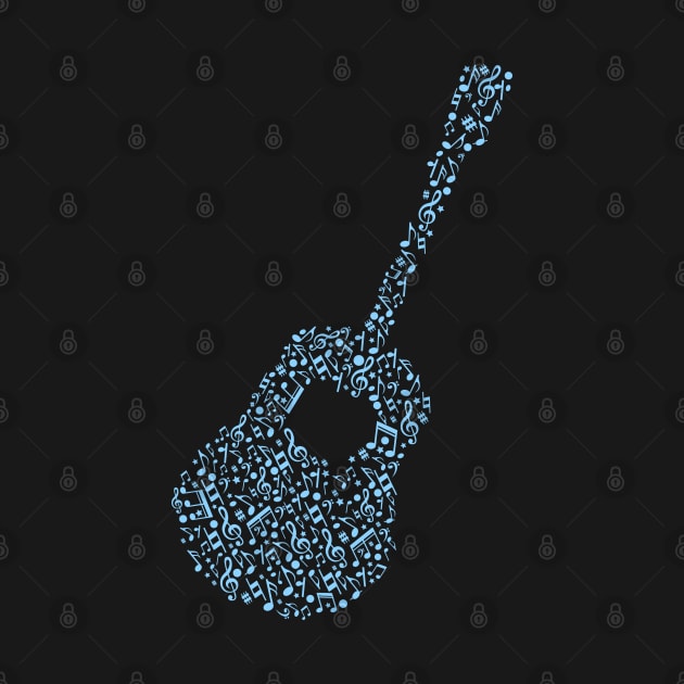 music notes guitar by Itsme Dyna