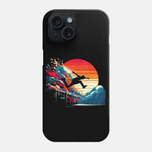 Parcour Graffiti Retro Design Phone Case