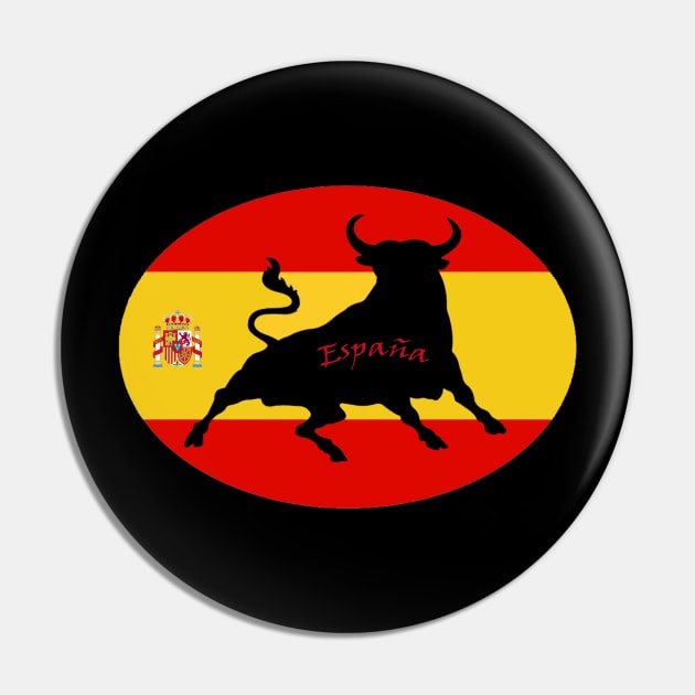Spanish Bull Pin by autopic