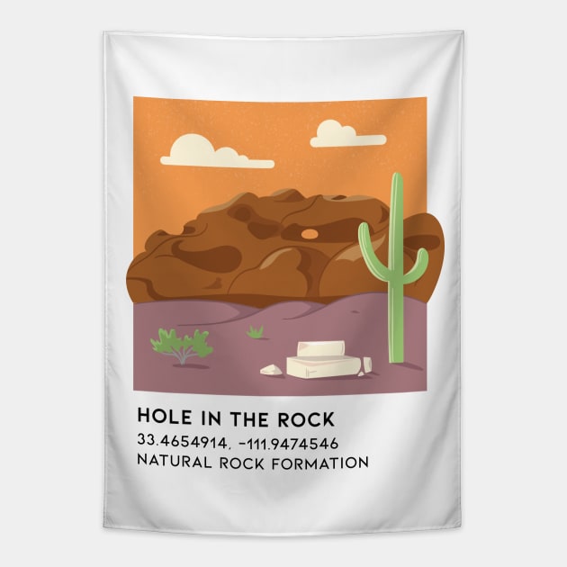 Hole In The Rock Tapestry by DreamBox