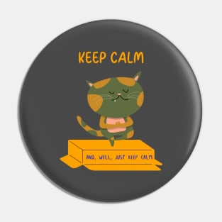 Keep Calm and, well, Just Keep Calm 0031 Pin