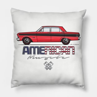 Red sedan Pillow