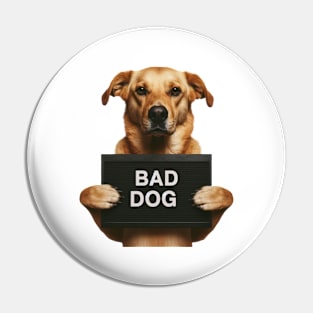 Bad Dog Jail Mugshot Photo Pin