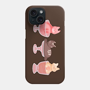 Cats - ice cream Phone Case