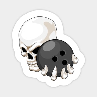Skull Bowling Bowling ball Magnet