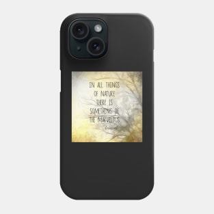 Nature Quote Aristotle Literary Quote Phone Case