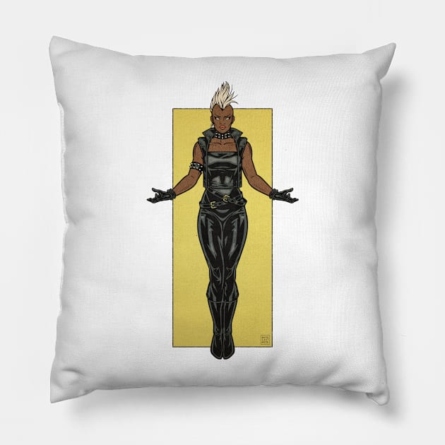 Goddess - 1983 Punk Pillow by mrkstwd