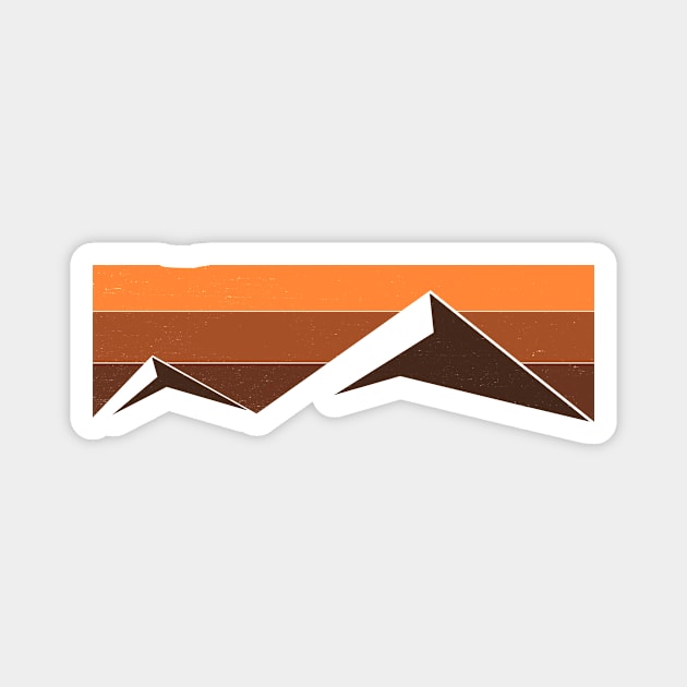 Autumn Mountain Angles Magnet by pholange