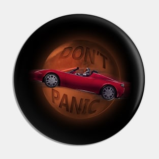 Starman Don't Panic Pin