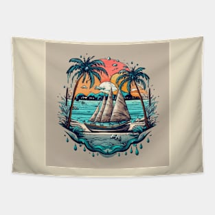 Tropical Paradise Tapestry