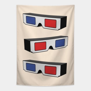 3D Glasses Tapestry