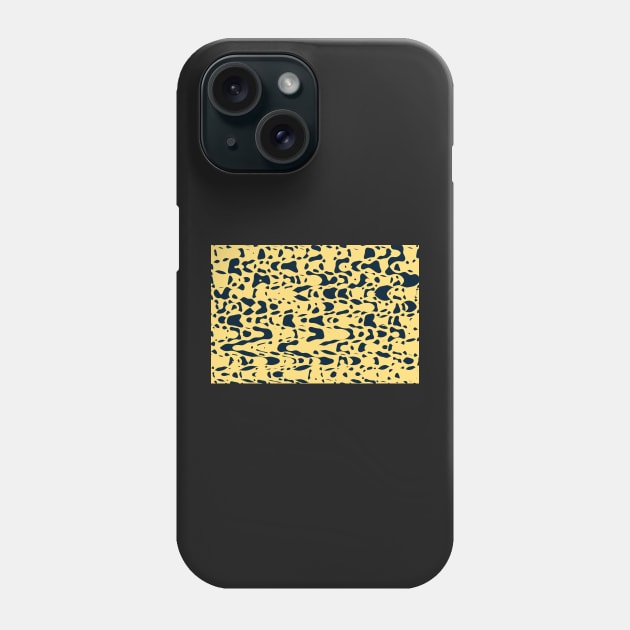 Ink spots, sandy background print Phone Case by KINKDesign