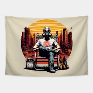 Lawn Chair Apocalypse Tapestry