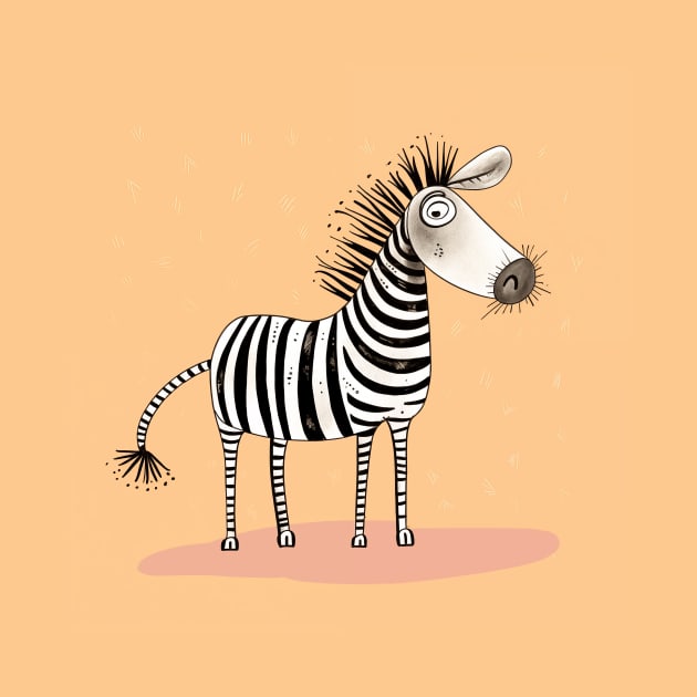 Elegant Zebra Stripes by saveasART