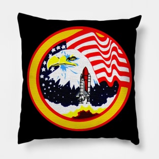 Black Panther Art - NASA Space Badge 26 Pillow