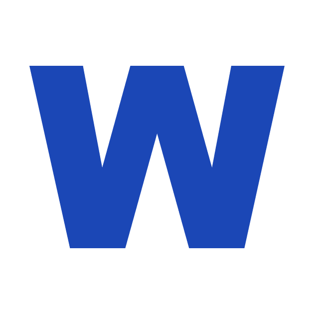 W- chicago cubs by lorax