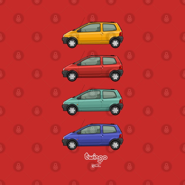 Twingo classic car collection by RJW Autographics