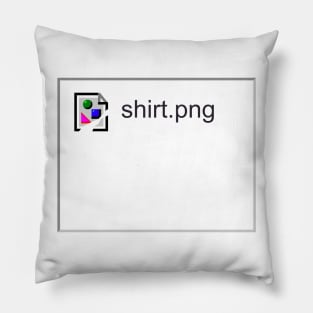 Broken Image Pillow