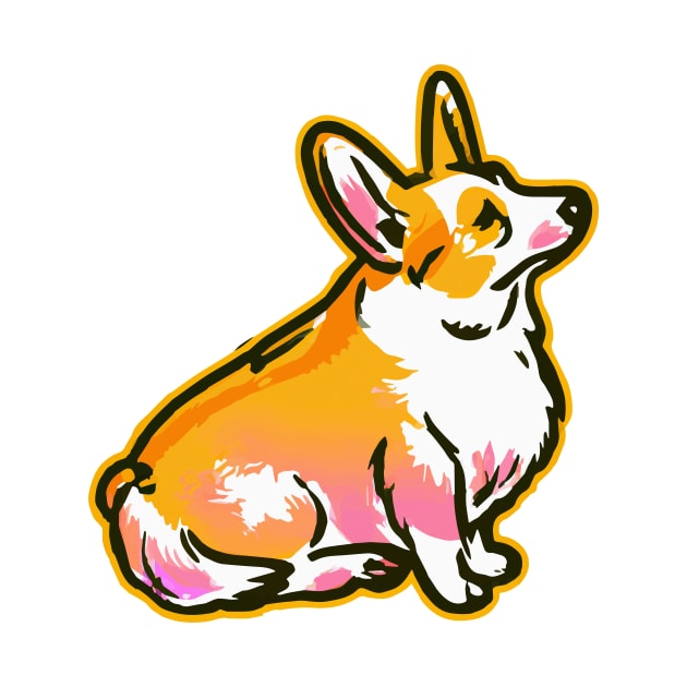 Pop Art Corgi Dog Owner Pembroke Welsh Corgi Funny Corgi by BetterManufaktur