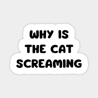 why is the cat screaming Magnet