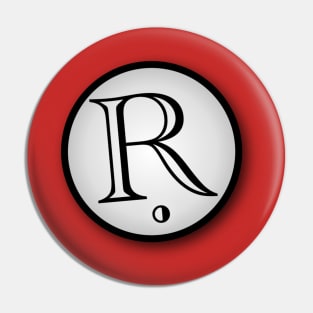 The Letter R Pin