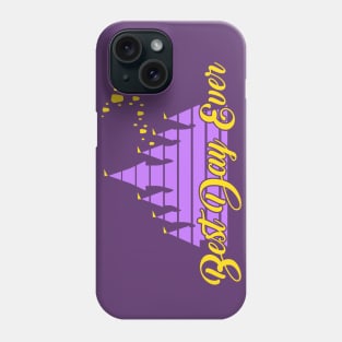 Best Day Ever Purple & Gold REVISED Phone Case