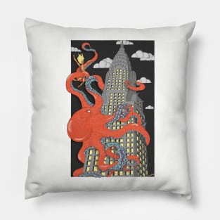 Octopus attacks New York City! Pillow