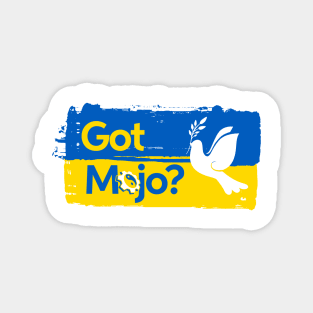 Got Mojo? Ukraine Flag Magnet