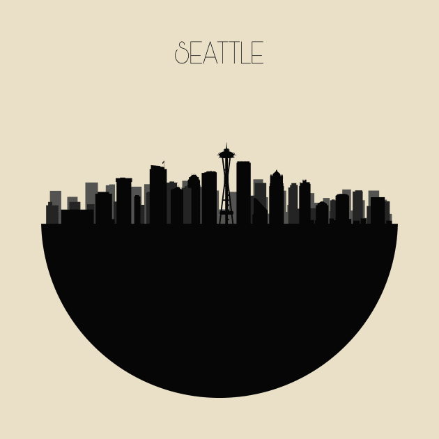 Seattle Skyline by inspirowl