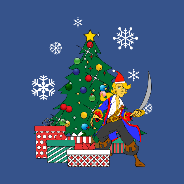 Guybrush Threepwood Around The Christmas Tree by Nova5